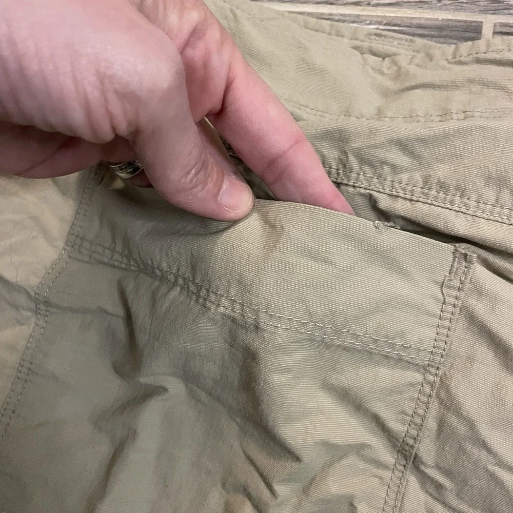 North Face Men's Shorts‎ Cargo RipStop 36 Multi Pockets 10 Inch Outdoor Hiking